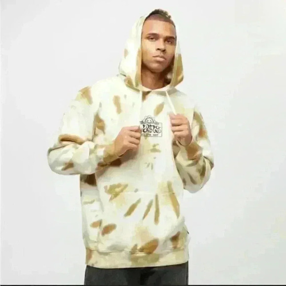 Off the wall VANS tie dye pullover hoodie size Large - Picture 1 of 11